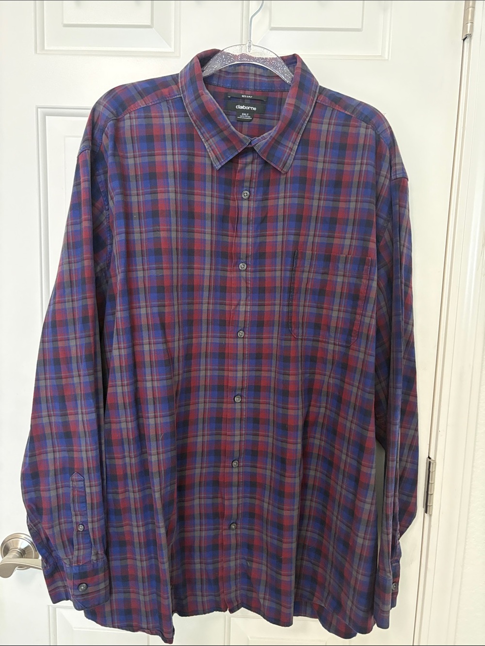 Men’s Plaid Button Down 3XL